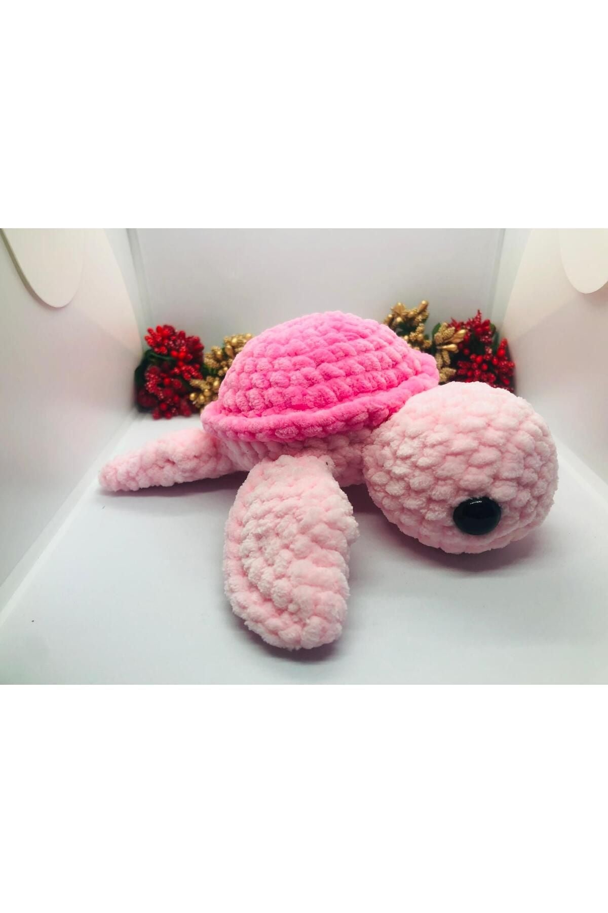 Handmade Pink Baby Sea Turtle – Crochet Amigurumi Toy