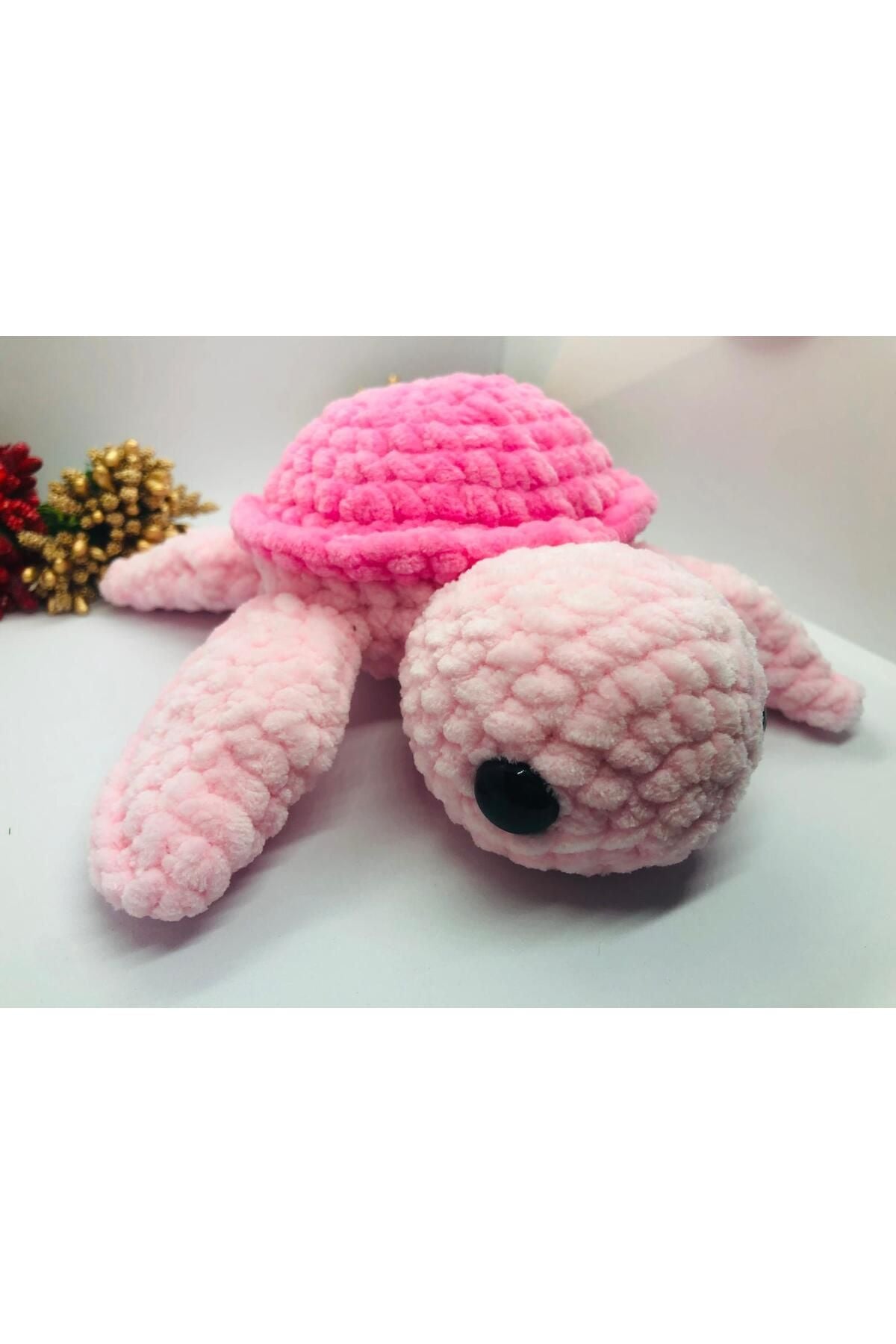 Handmade Pink Baby Sea Turtle – Crochet Amigurumi Toy