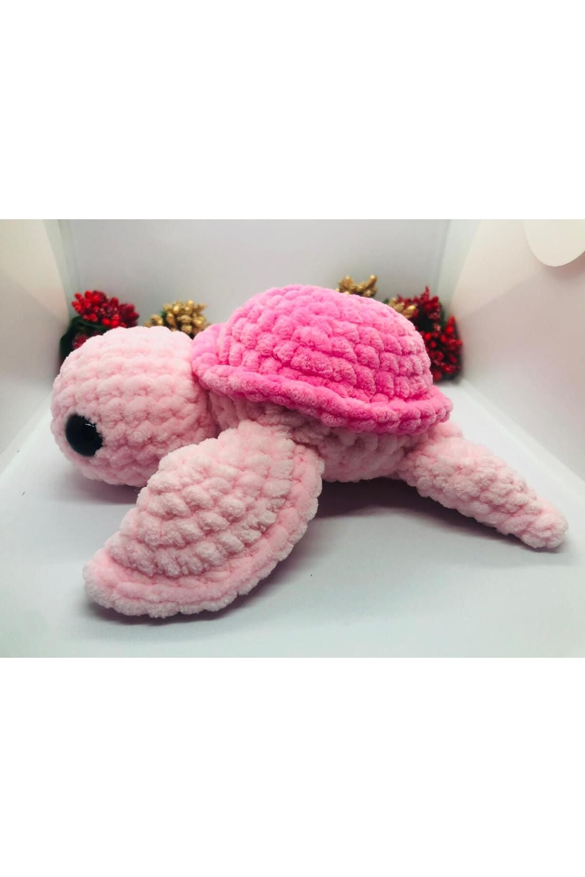 Handmade Pink Baby Sea Turtle – Crochet Amigurumi Toy