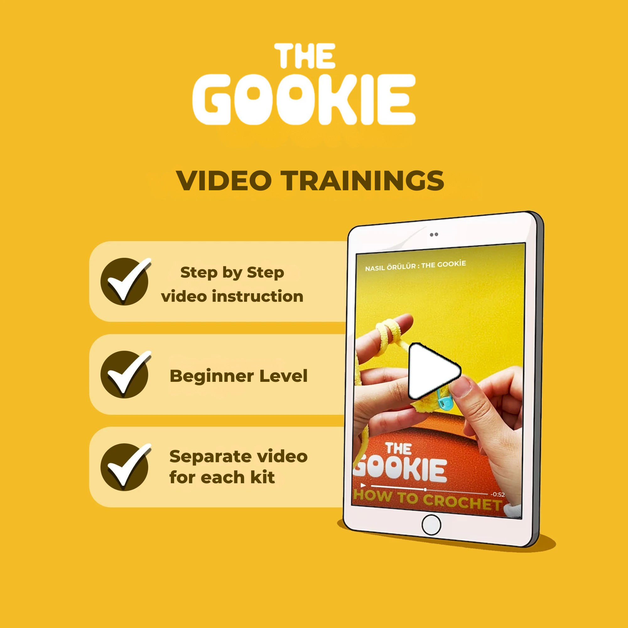 The Gookie Pack of 10 Amigurumi Kit