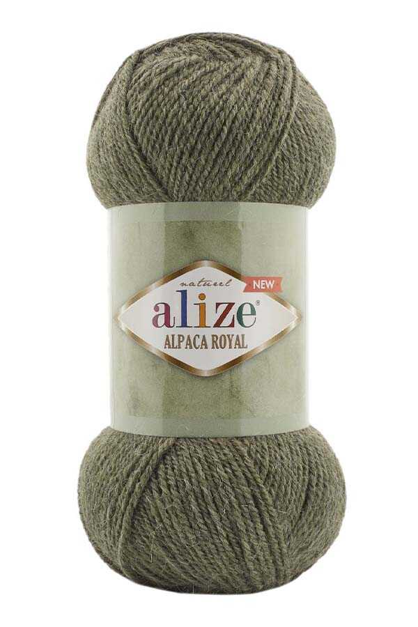 Alize Alpaca Royal New 577 - Khaki Melange