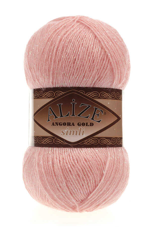 Alize Angora Gold Simli 363 - Bridal Pink