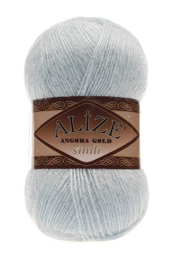 Alize Angora Gold Simli 514 - Ice Blue