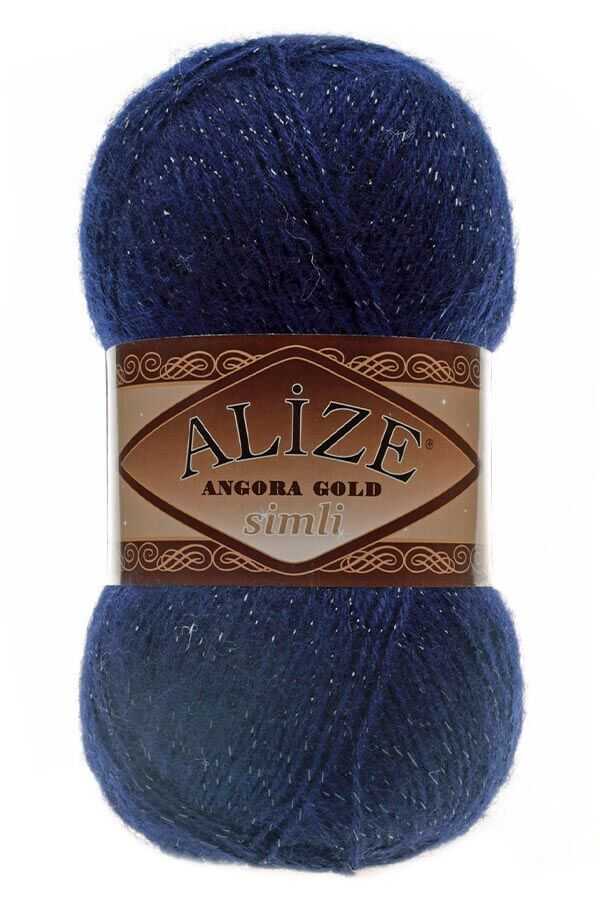 Alize Angora Gold Simli - Navy Blue
