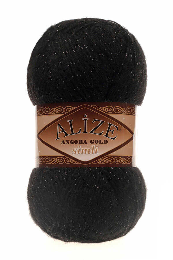Alize Angora Gold Simli 60 - Black