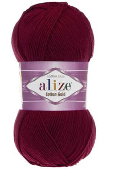 Alize Cotton Gold 57 - Burgundy