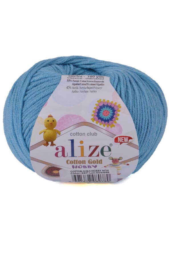 Alize Cotton Gold Hobby New 287 - Turquoise