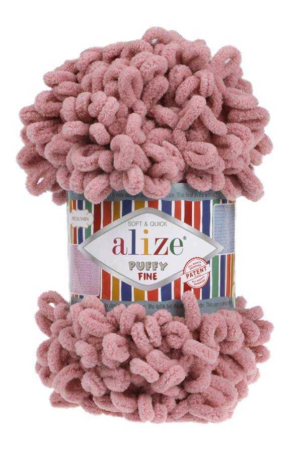 Alize Puffy Fine 295 - Pink Rose