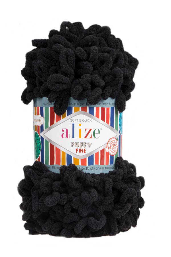 Alize Puffy Fine 60 - Black