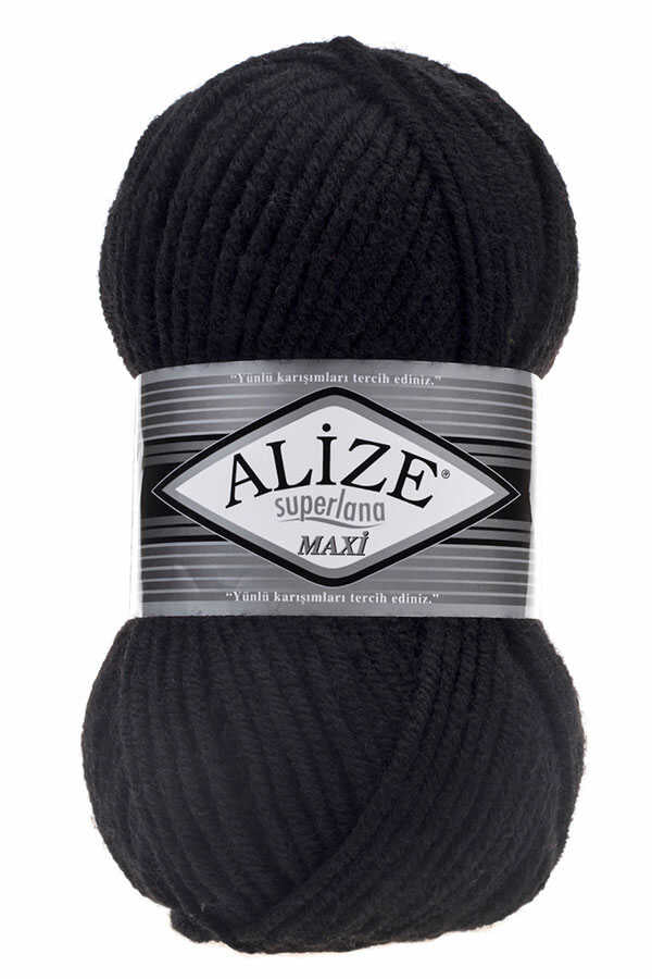 Alize Superlana Maxi 60 - Black