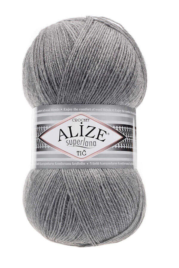 Alize Superlana Tig 21 - Gray Melange
