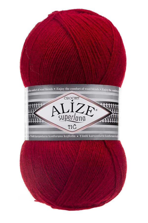 Alize Superlana Tig 56 - Red