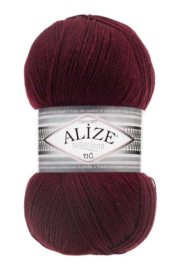 Alize Superlana Tig 57 - Burgundy