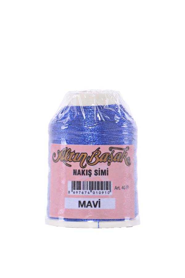 Golden Spike 150 Meters Embroidery Glitter Blue