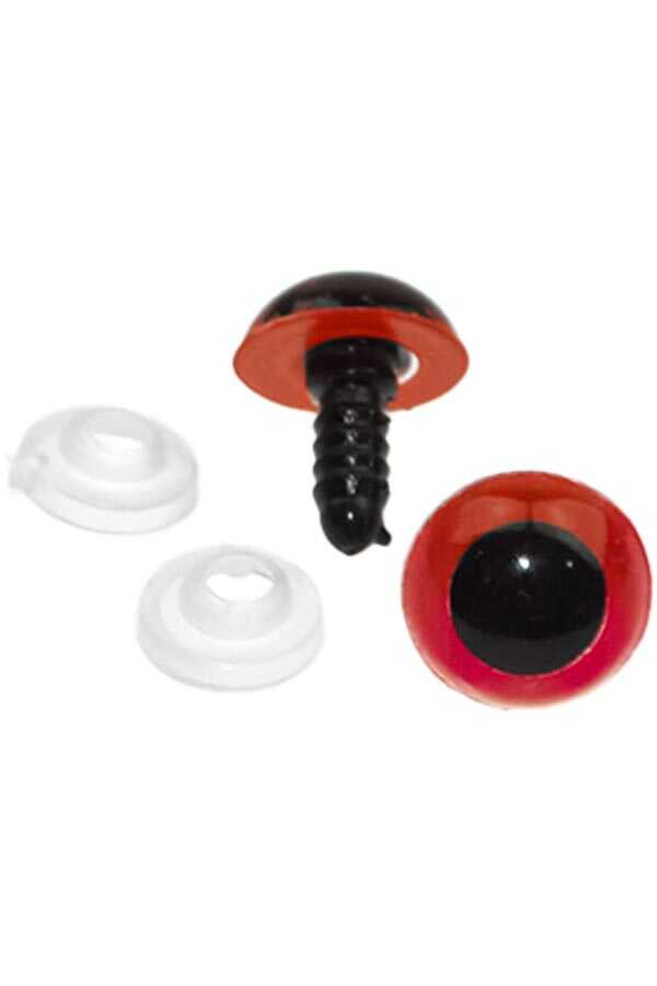 Amigurumi Screw Eye Red 14Mm