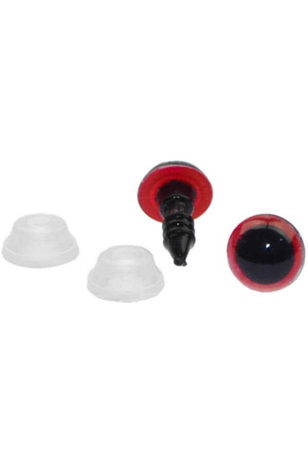 Amigurumi Screw Eye Red 8Mm