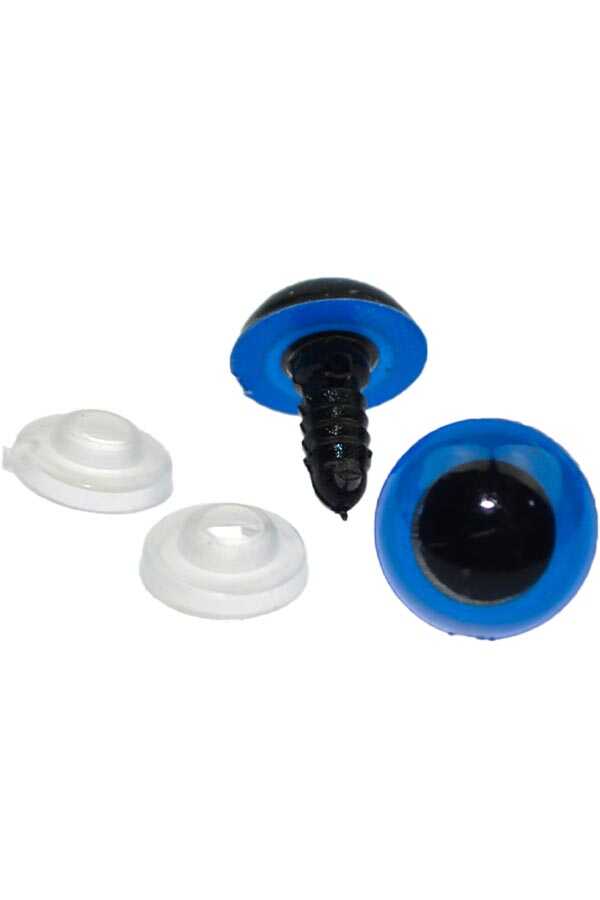 Amigurumi Screw Eye Blue 14Mm
