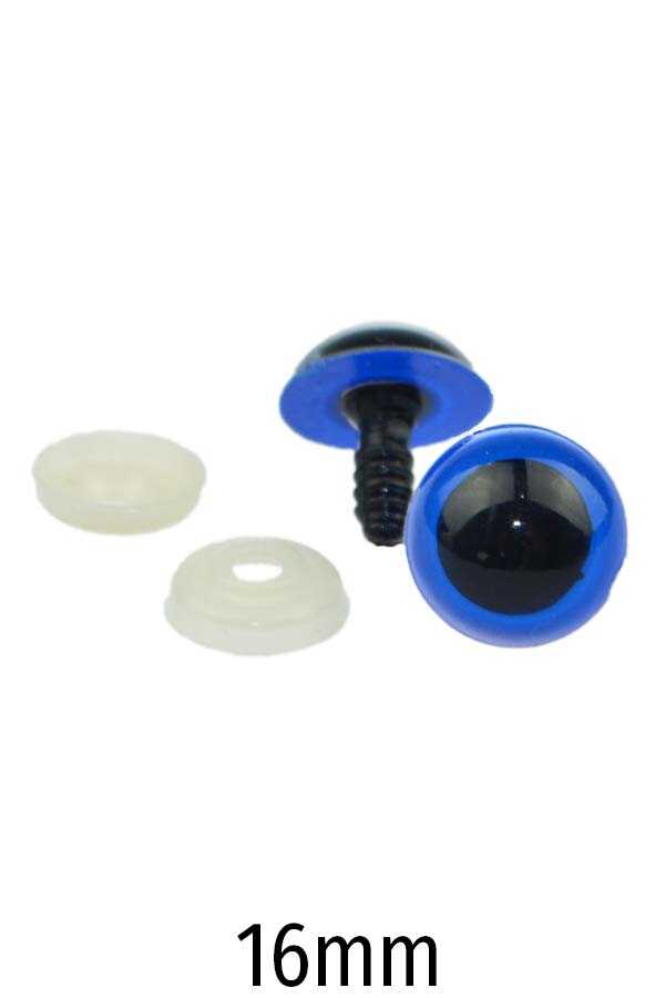 Amigurumi Screw Eye Blue 16Mm