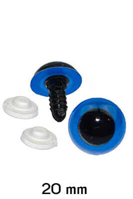 Amigurumi Screw Eye Blue 20Mm