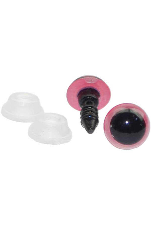 Amigurumi Screw Eye Pink 8Mm