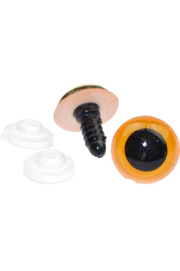 Amigurumi Screw Eye Yellow 14Mm
