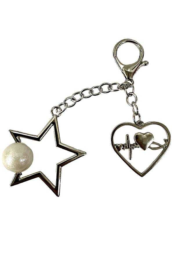 Bag Accessories and Keychains in Silver