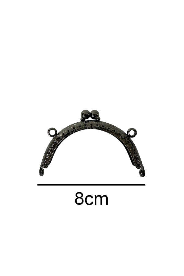 Bag And Wallet Clip 8 Cm Oval Anthracite