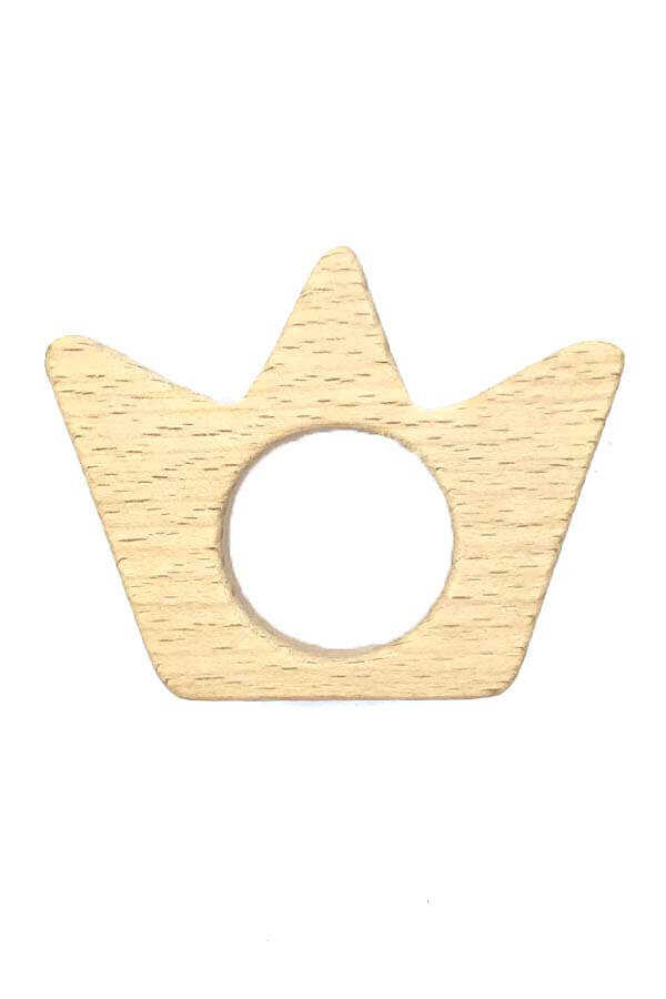 Teether Wooden Figure King