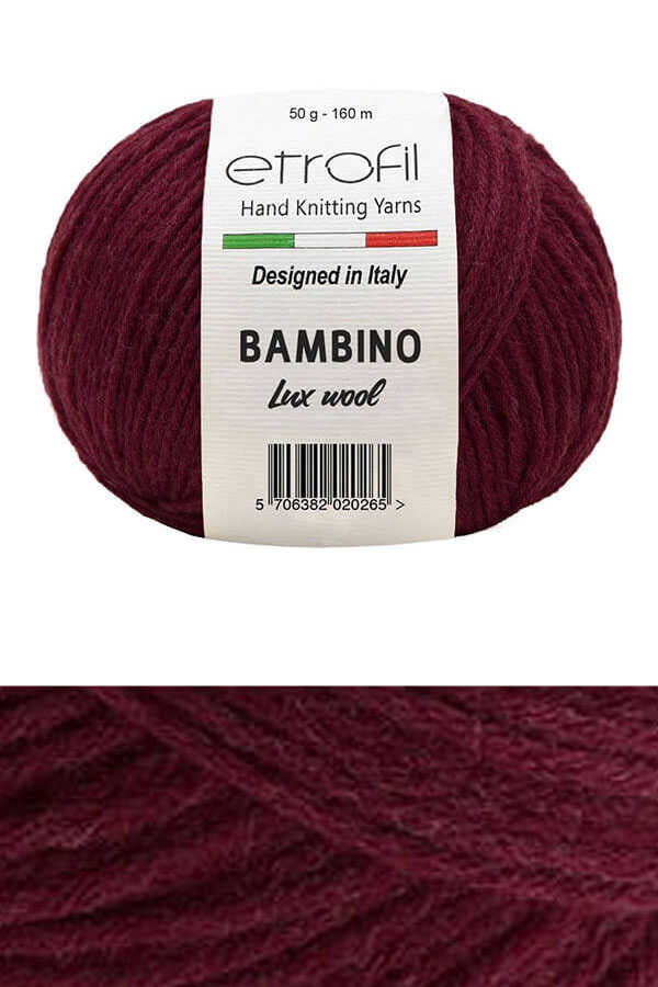 Etrofil Bambino Lux Wool - 70316 Claret Red