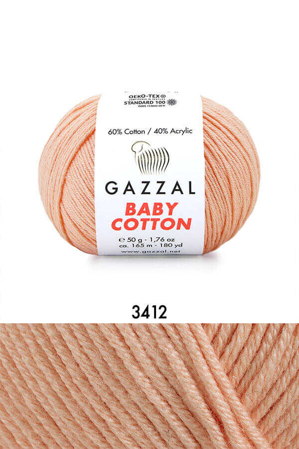GAZZAL BABY COTTON 3412 - Salmon