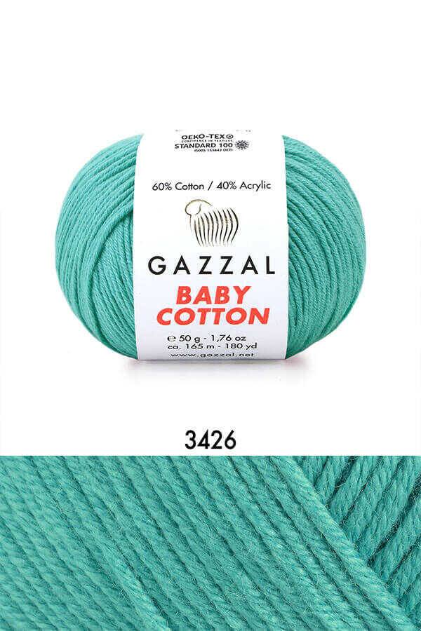 Gazzal Baby Cotton 3426 - Turquoise