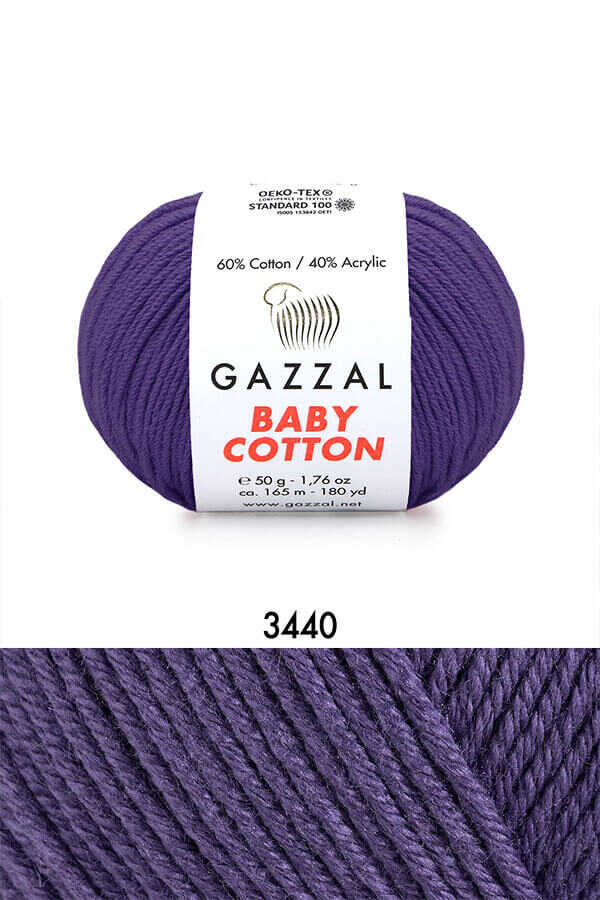 Gazzal Baby Cotton 3440 - Purple