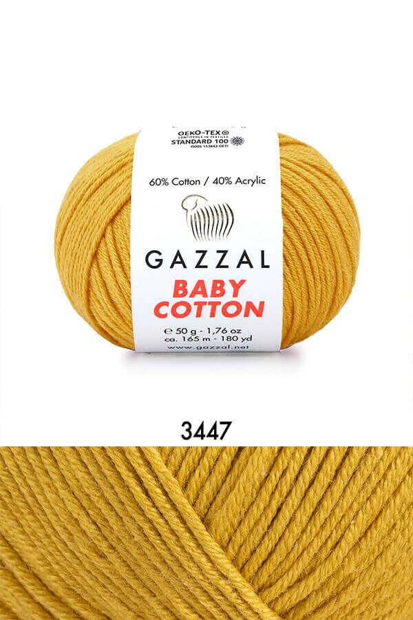 Gazzal Baby Cotton 3447 - Mustard