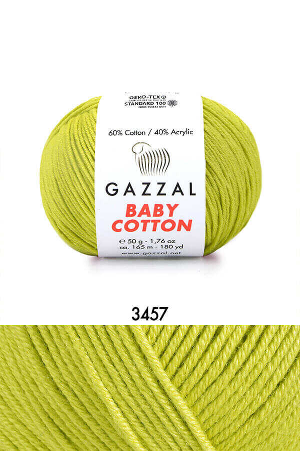 Gazzal Baby Cotton 3457 - Pistachio Green