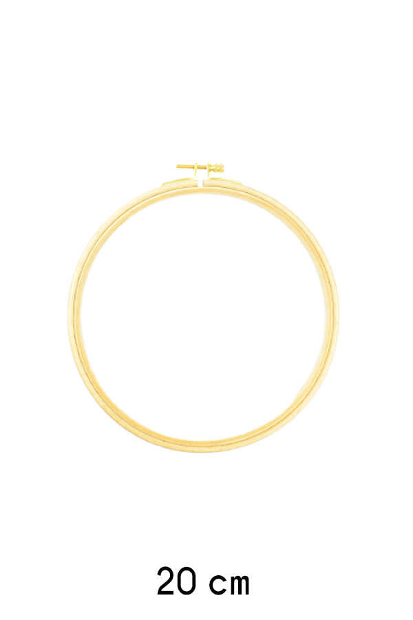 Embroidery Hoop With Screw Round Wooden 13 Mm No: 4