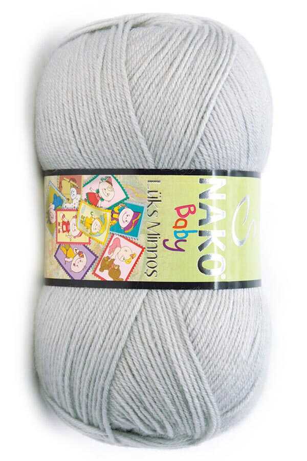 Nako Luks Minnos 969 - Silver Grey