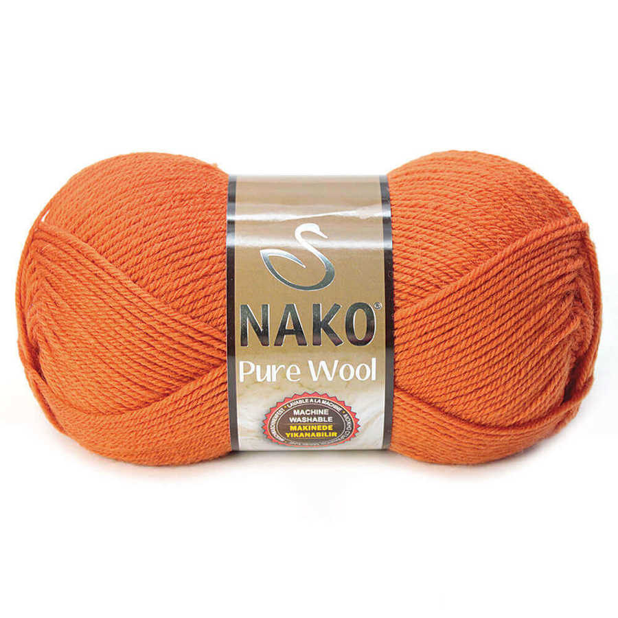 Nako Pure Wool 6963 - Orange