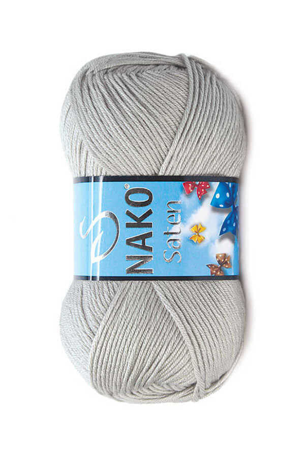 Nako Saten 130 - Light Grey