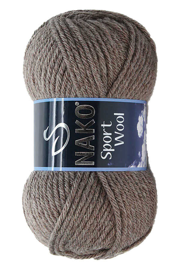 Nako Sport Wool 5667 Koyu : - Mink Melange