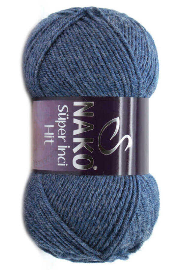 Nako Super Inci Hit 4731 - Melange Indigo