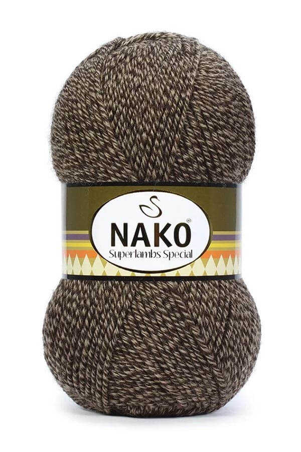 Nako Superlambs Special 21426 - Brown Beige Muline