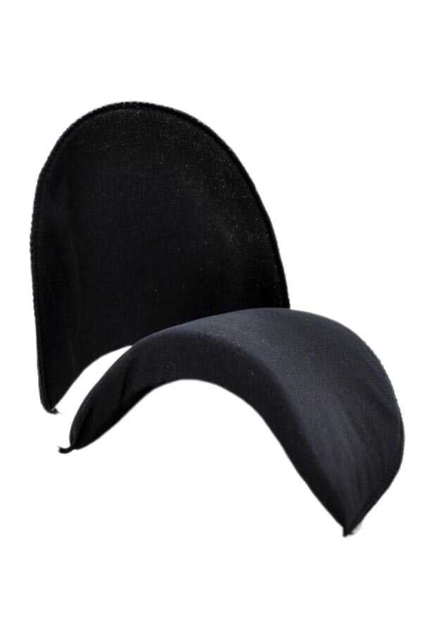 Wadding 2 Cm 1 Pair 11.5X16 Black