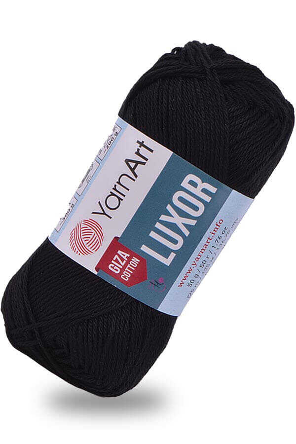 Yarnart Luxor Giza Cotton - 1215 Black