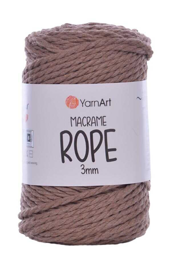 Yarnart Macrame Rope - 3MM 788 Brown