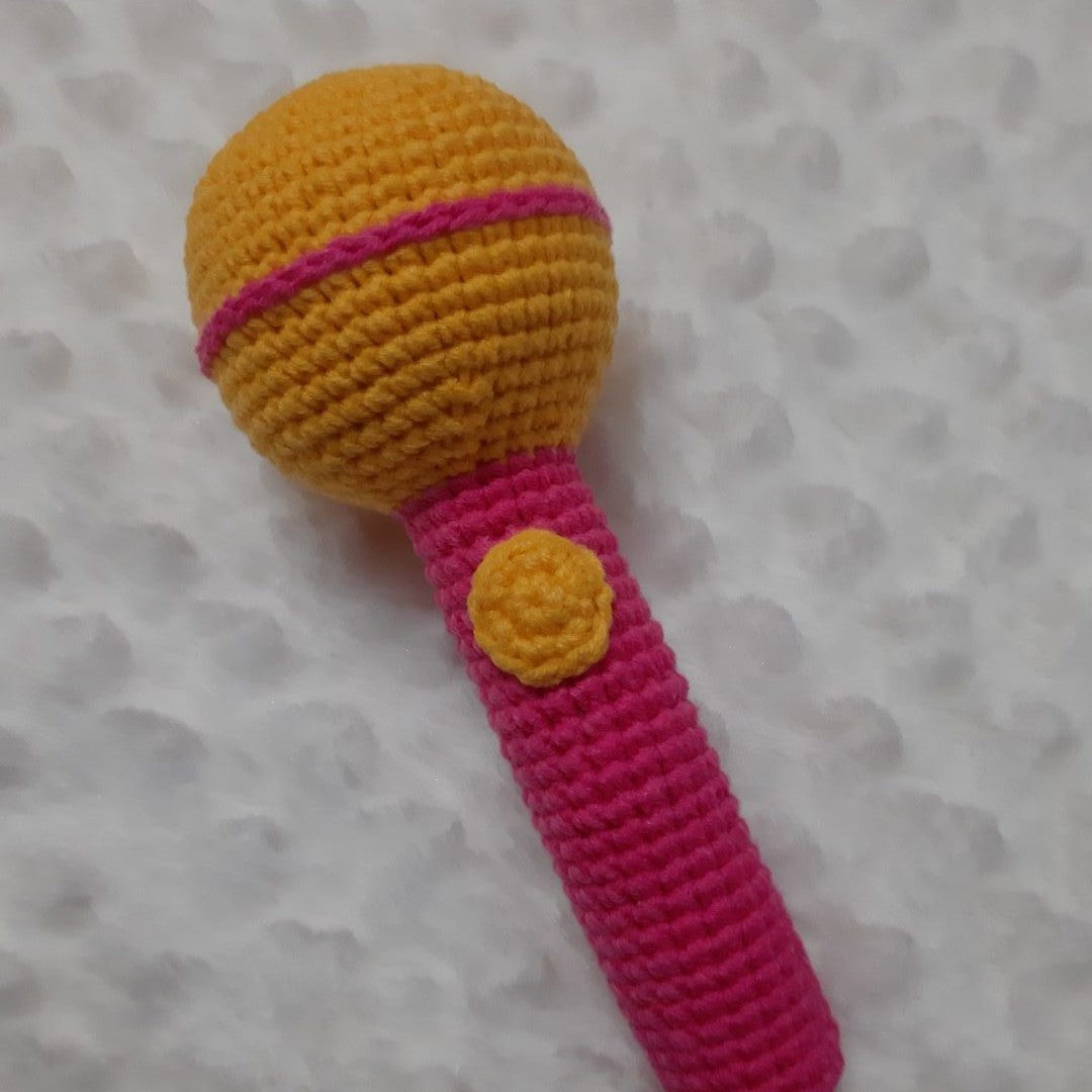 🎤 Hook, Yarn & Sing Along! Craft Your Own Amigurumi Microphone 🧶