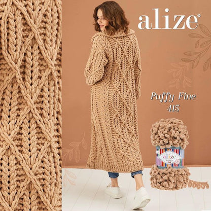 Alize Puffy Fine 329 - Coffee With Milk