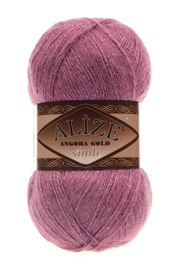 Alize Angora Gold Simli 28 - Dried Rose