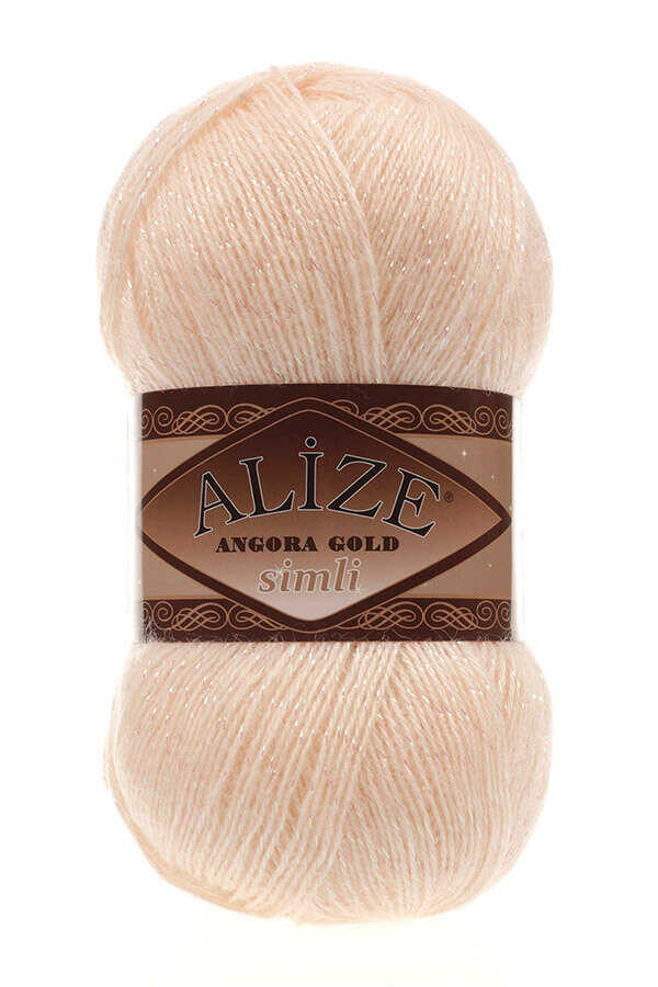 Alize Angora Gold Simli 681 - Light Salmon