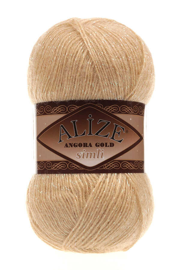 Alize Angora Gold Simli 95 Deve - Camel