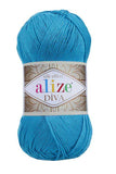 Alize Diva 245 - Turquoise Blue